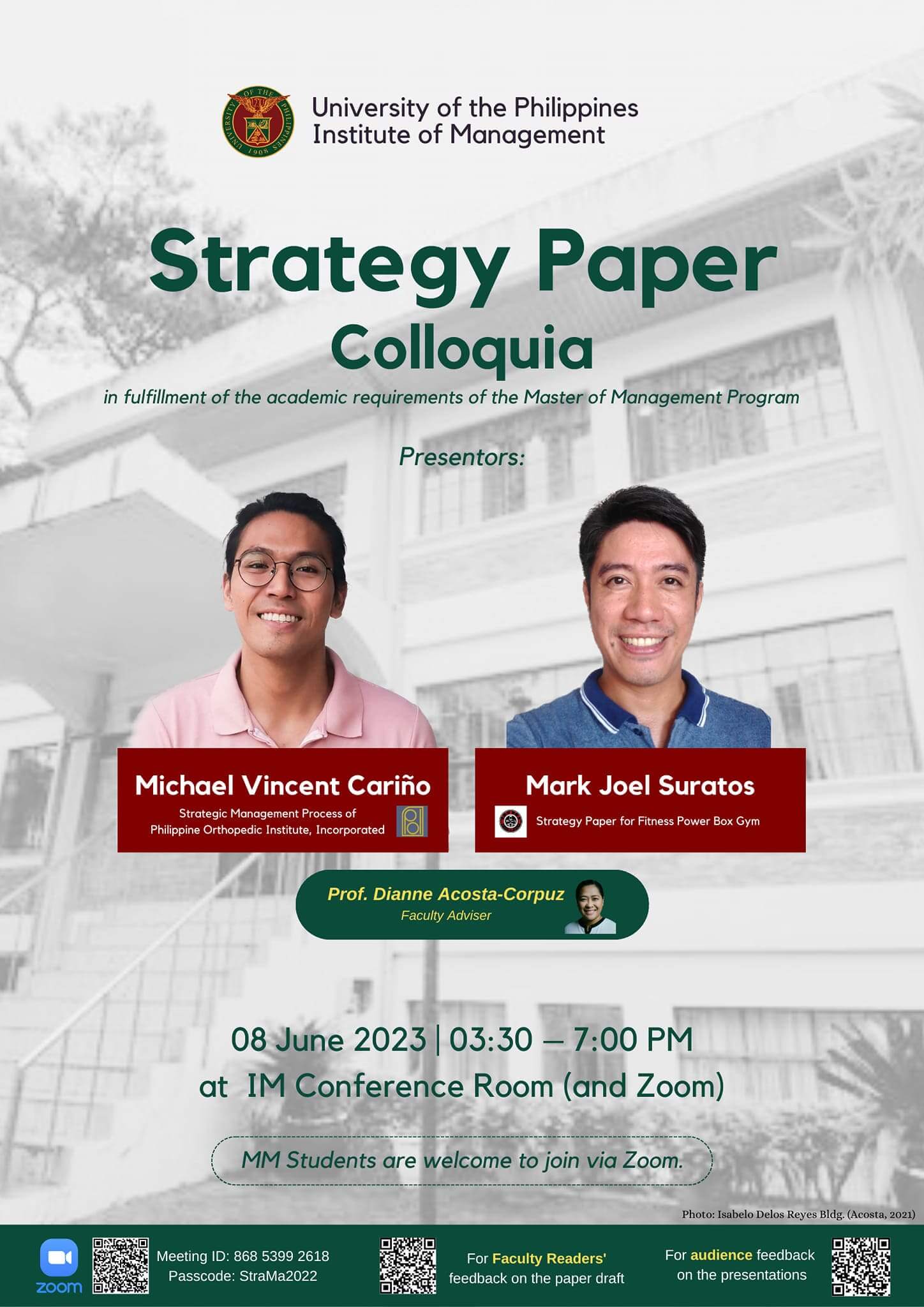 Strategy Paper Colloquia